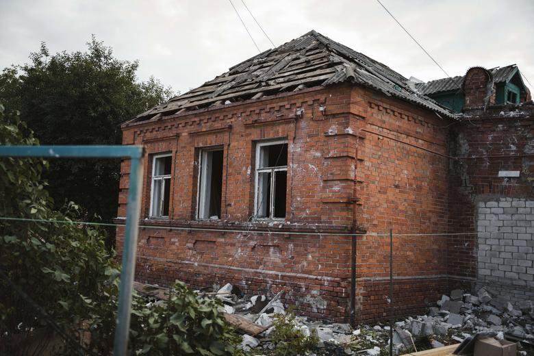 Один із пошкоджених будинків у Сумах 25 вересня
