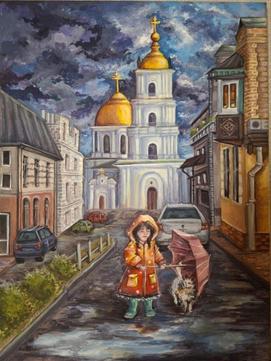 Я забираю тебе жити до себе. Тепер ти не безпритульний. Картина дівчини із Сум