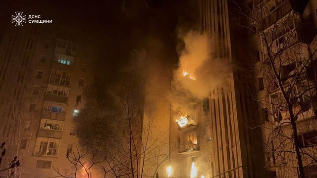 пожежа в Охтирці
