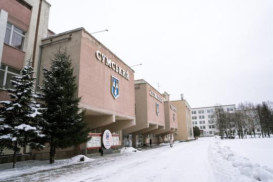 sumskyi derzhavnyi universytet (2) Корпус СумДУ взимку