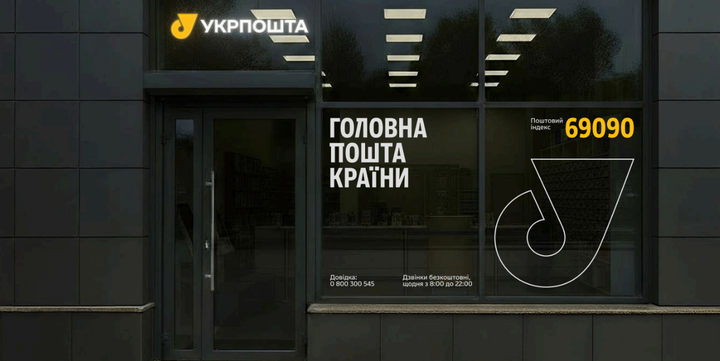 Оновлений дизайн відділення Укрпошти