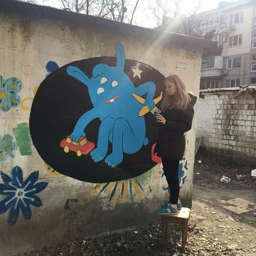 ZHinka a ne posudomyyka khudozhnyk kyev maliunok