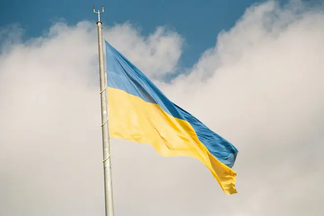 Прапор України в Сумах на День Незалежності