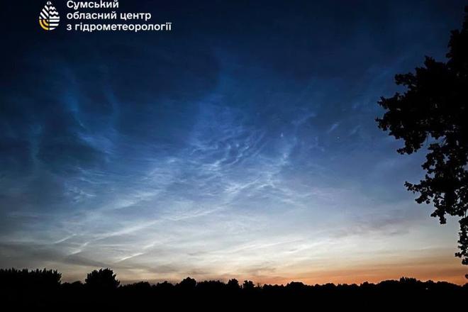 Сріблясті хмари на Сумщині