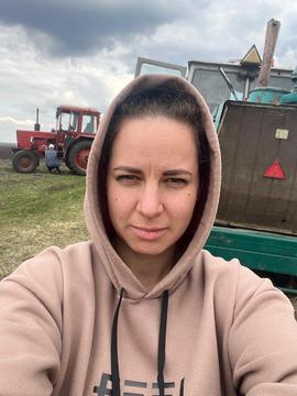 fermerske hospodarstvo v Krasnopilli 2 Керівниця фермерства у Краснопіллі Дар'я Дейнека