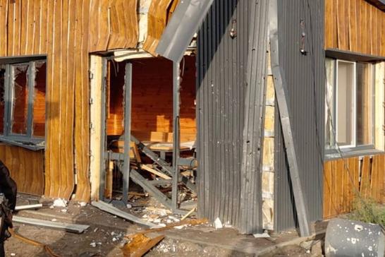 Пошкоджена база відпочинку в Сумах