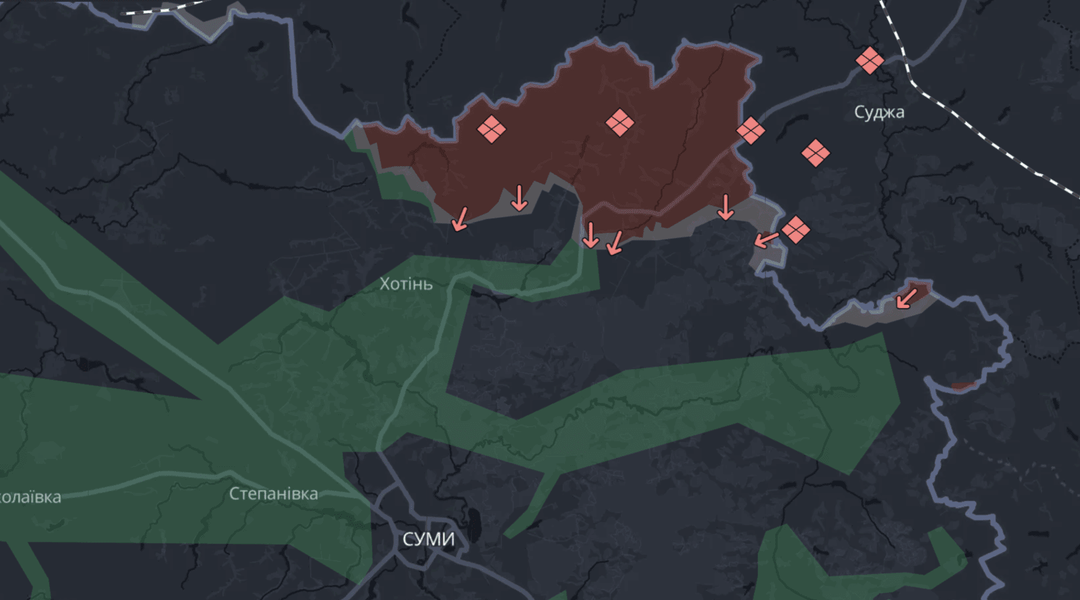 Просування росіян на Сумщині