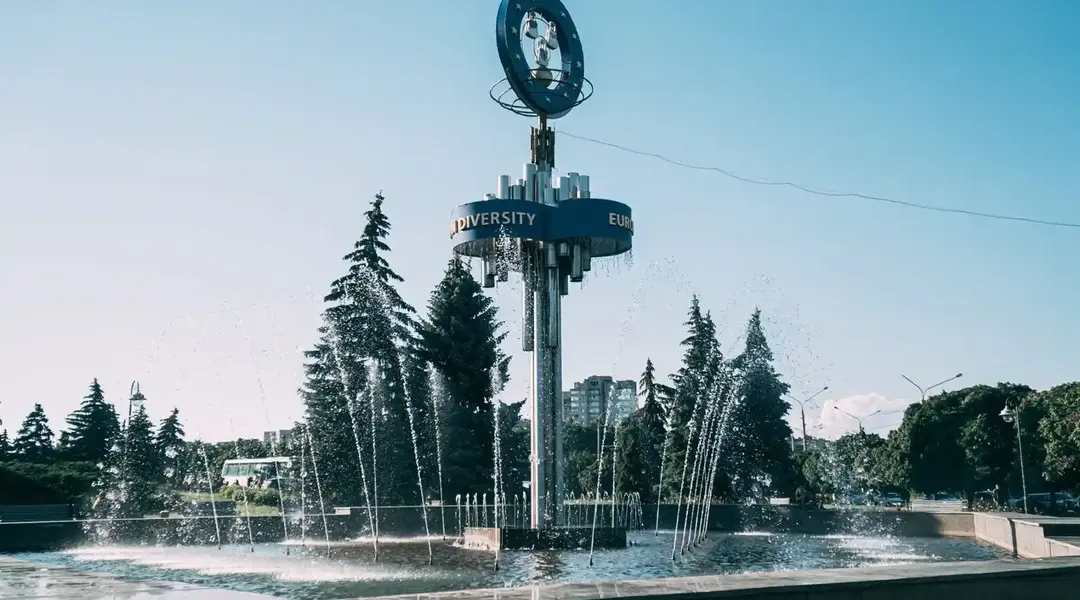 Європейський фонтан у Сумах