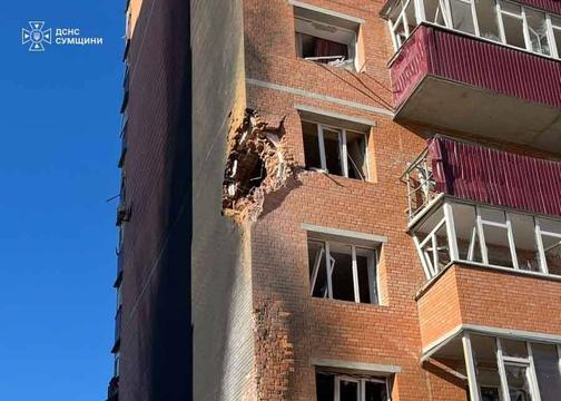 На місці триває робота з ліквідації наслідків обстрілу