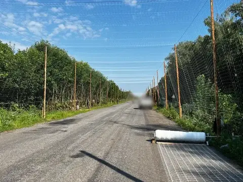 antydronovi sitky na sumshchyni Антидронові сітки на дорозі в Сумській області