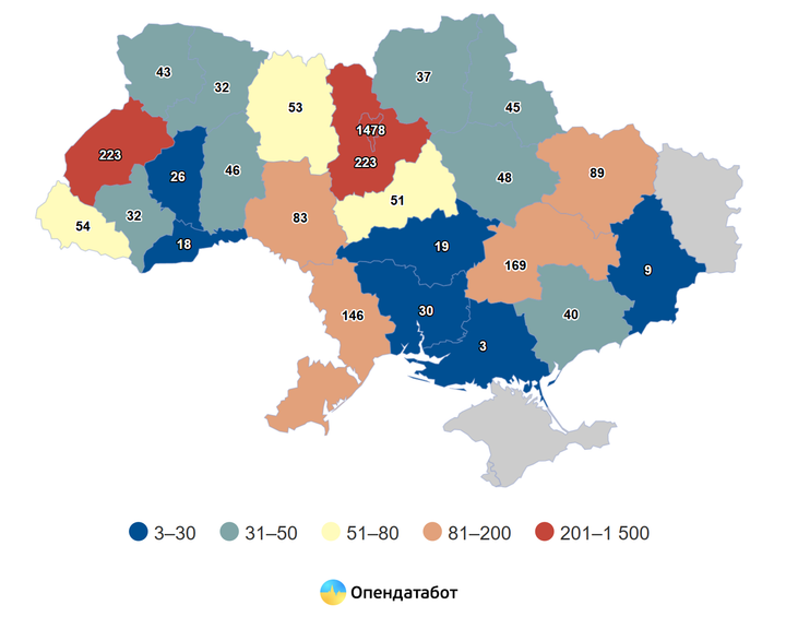 heohrafiia kompanii z inozemnymy vlasnykamy po ukraini