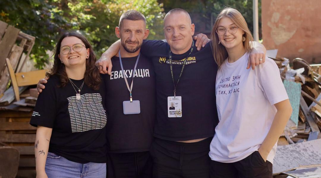 Волонтери на зустрічі