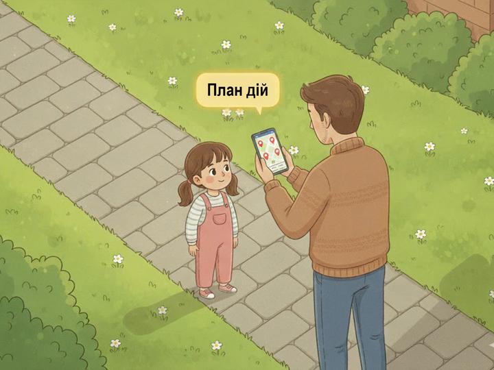 Заспокоїти дитину може наявність плану дій