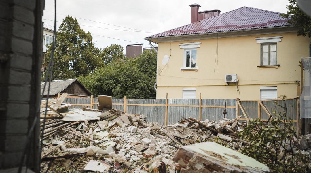 Купа будівельного сміття
