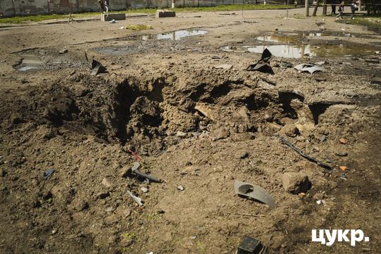 Вирва від удару КАБу в Сумах