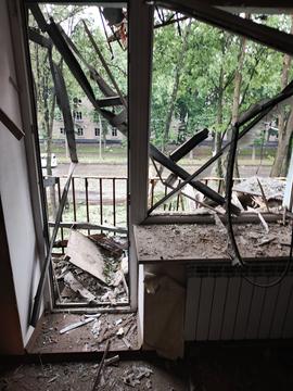 Квартира в Сумах після обстрілу