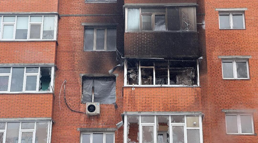 poshkodzhena bahatopoverkhivka v sumakh Пошкоджена багатоповерхівка в Сумах