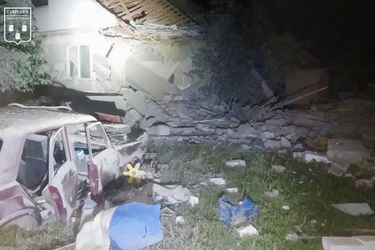 naslidky obstrilu sum kabamy Наслідки обстрілу КАБами Сум
