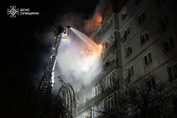 vtrata zhytla Sumy 1 Пожежа в Сумах внаслідок ворожого обстрілу