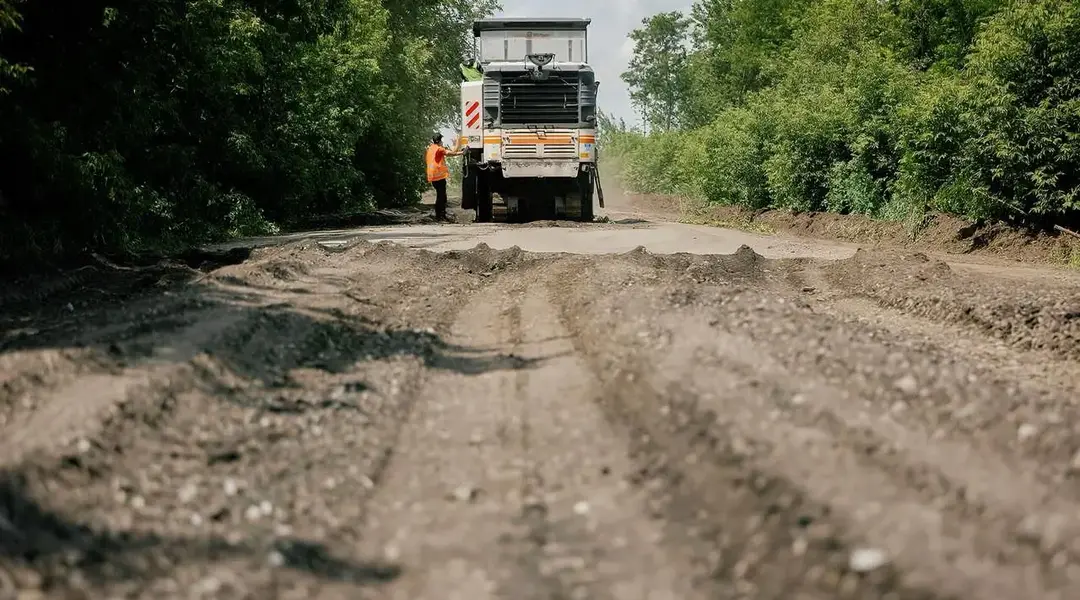 Ремонт дороги Суми-Полтава