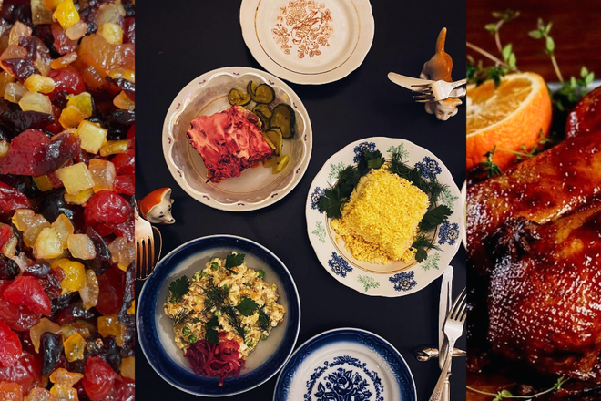 🥘 Штруделі, олів’є, салат із хурмою і глінтвейн. Де в Сумах замовити їжу на Різдво й Новий рік