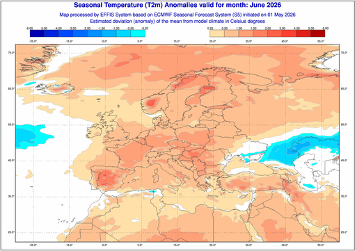 anomalia cherven temperatura аномалії по температурі у червні