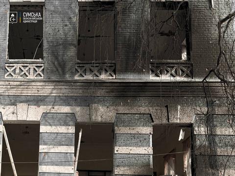 наслідки обстрілу 15 січня в Білопіллі