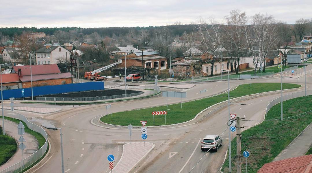 Відремонтована дорога в Тростянці