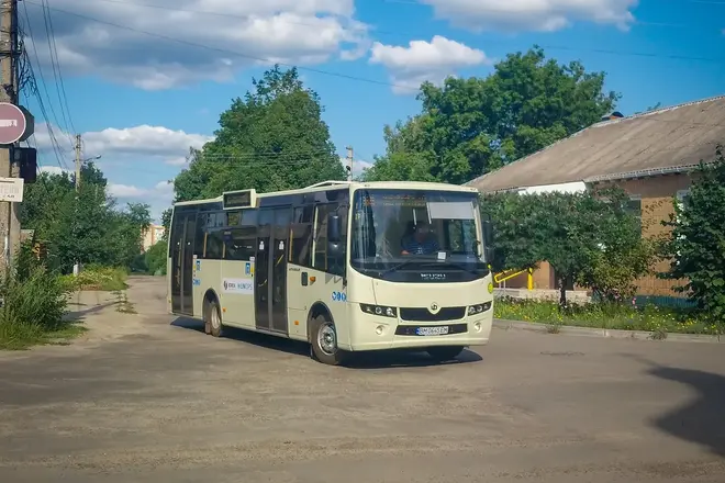 Автобус від Кореї в Сумах