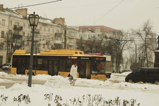 Сумські тролейбуси на вулицях міста