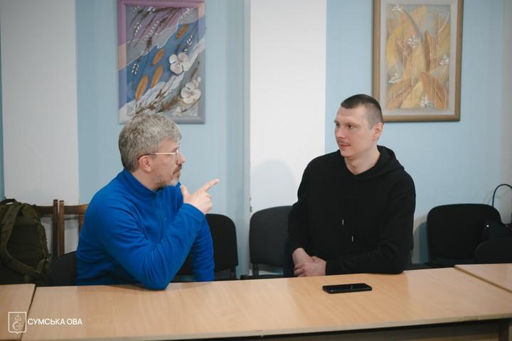predstavnyk sumshchyny v radi veteraniv anton fedenko Представник Сумщини в Раді ветеранів Антон Феденко
