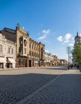 Реставрація магазину Проводник на Соборній у Сумах