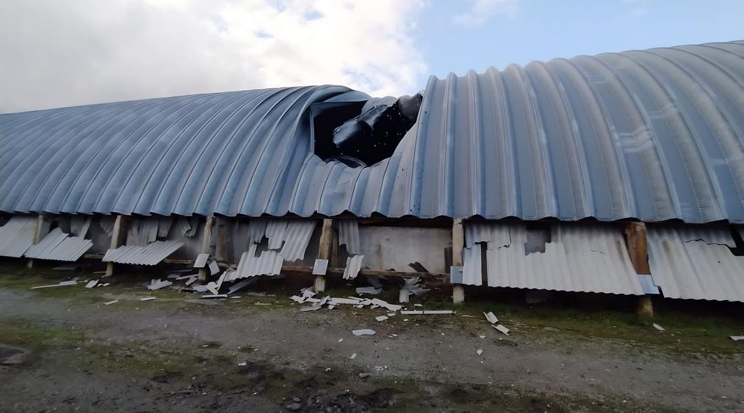Пошкоджене аграрне підприємство