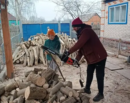 veteran vitaliy zi svoyim synom Ветеран Віталій Баличев зі своїм сином