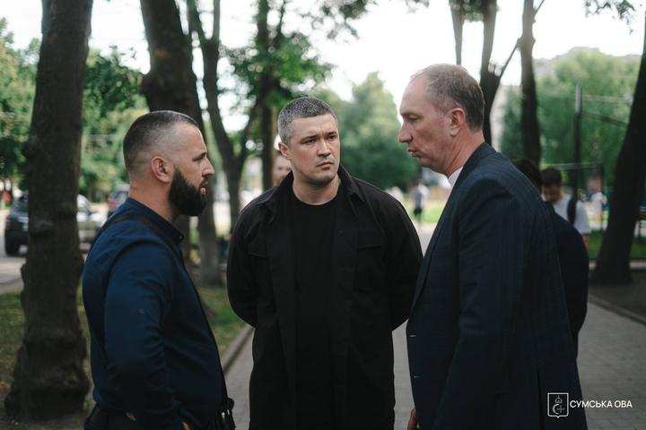 Sumy potrepaiut vid KABiv 1 Михайло Федоров приїхав у Суми