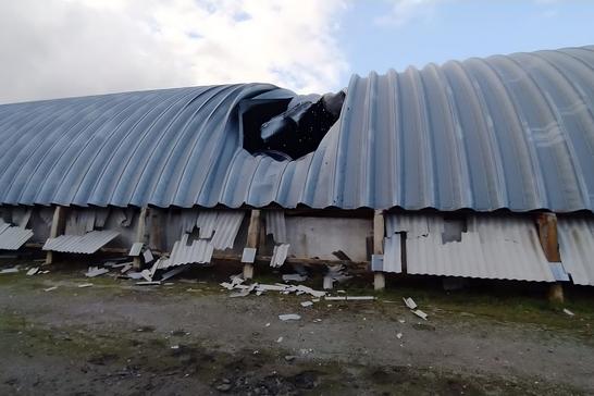 Пошкоджене аграрне підприємство