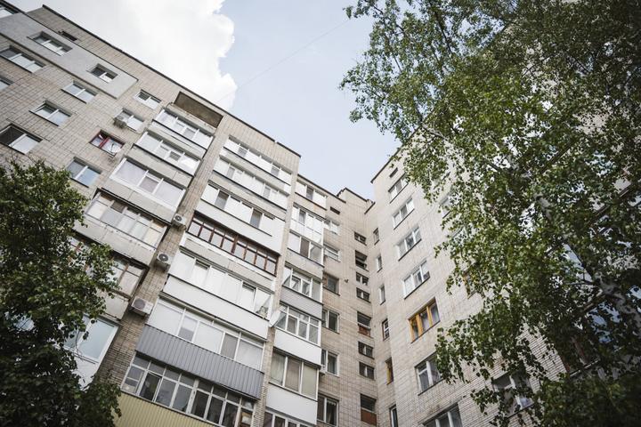 Один із сумських двориків на вулиці Харківській
