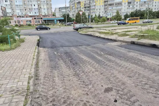 Зроблена дорога в Сумах