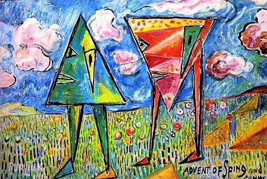 advent of spring and summer 1914
