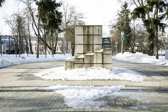 пам'ятник цукру взимку