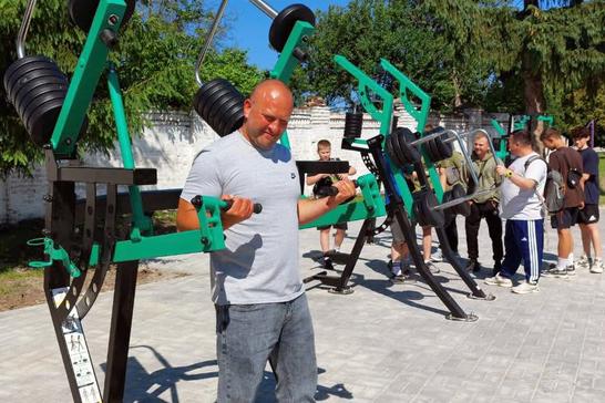 sport maydan krolevec sumshchina Спортивний майданчик у Кролевці