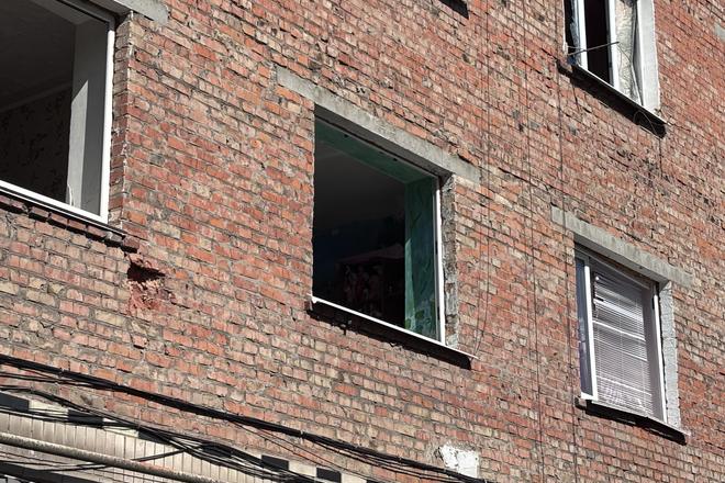 Вибиті вікна в Сумах