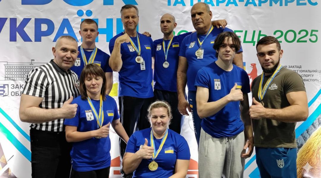 Армреслери з Сумщини на Чемпіонаті України
