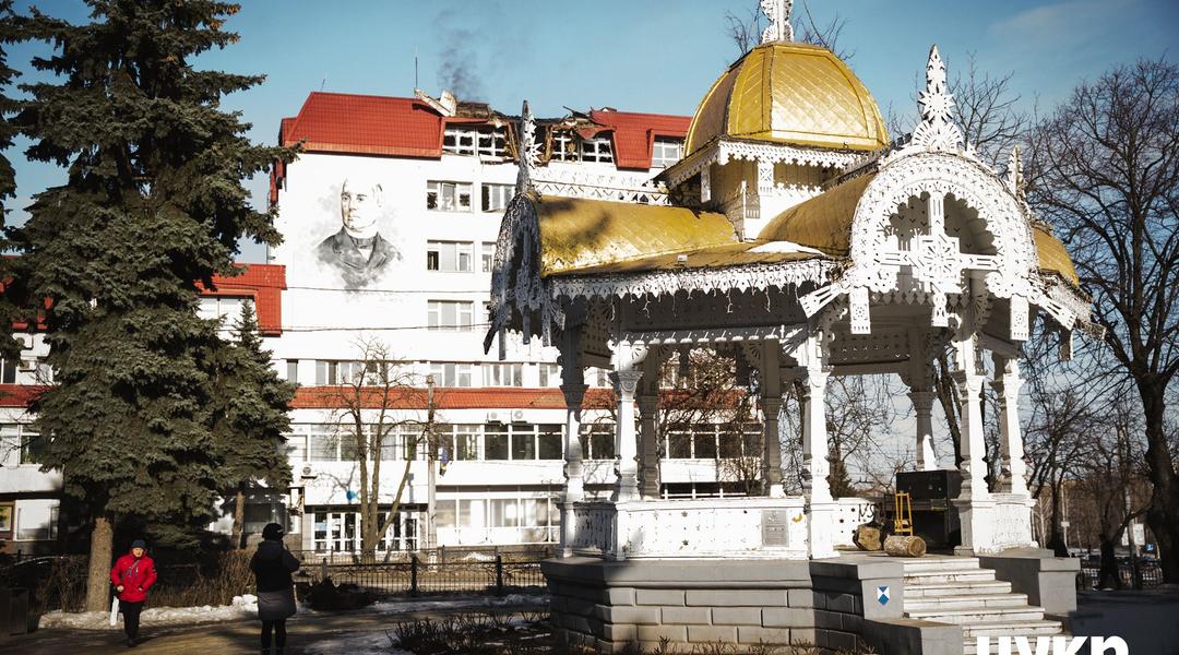 Пошкоджена Альтанка в Сумах