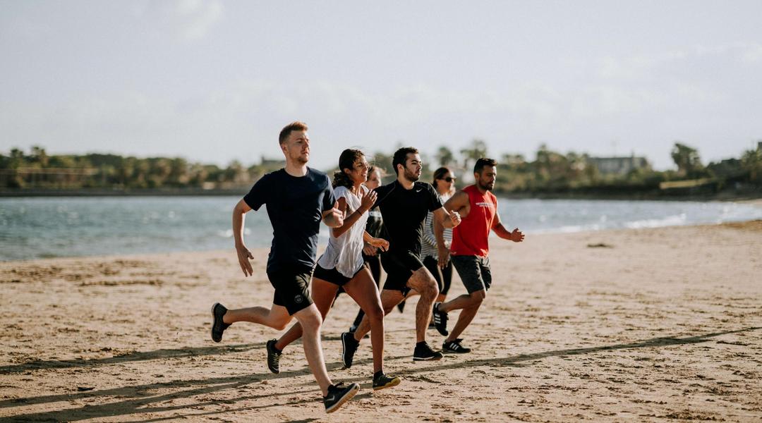 running running