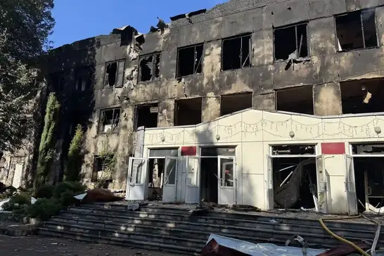 пошкодження через атаку 18 серпня по СумДУ