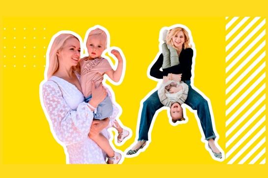 Yellow and Peach Shape Food Influencer YouTube Thumbnail Set 1