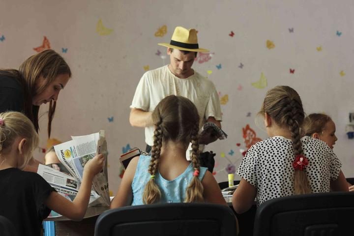 майстерклас для дітей під час мистецької резиденції