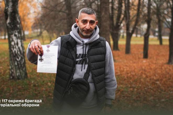 Роман Лебедев з Сумщини з відзнакою від Сирського