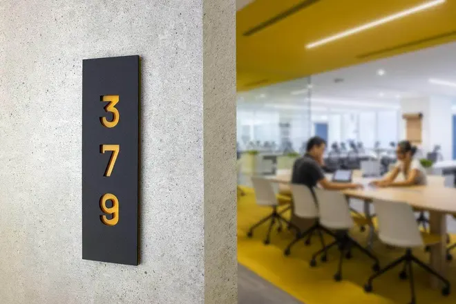 door numbers apartment unit number sign 1